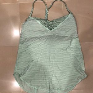 Mint green LuLulemon tank